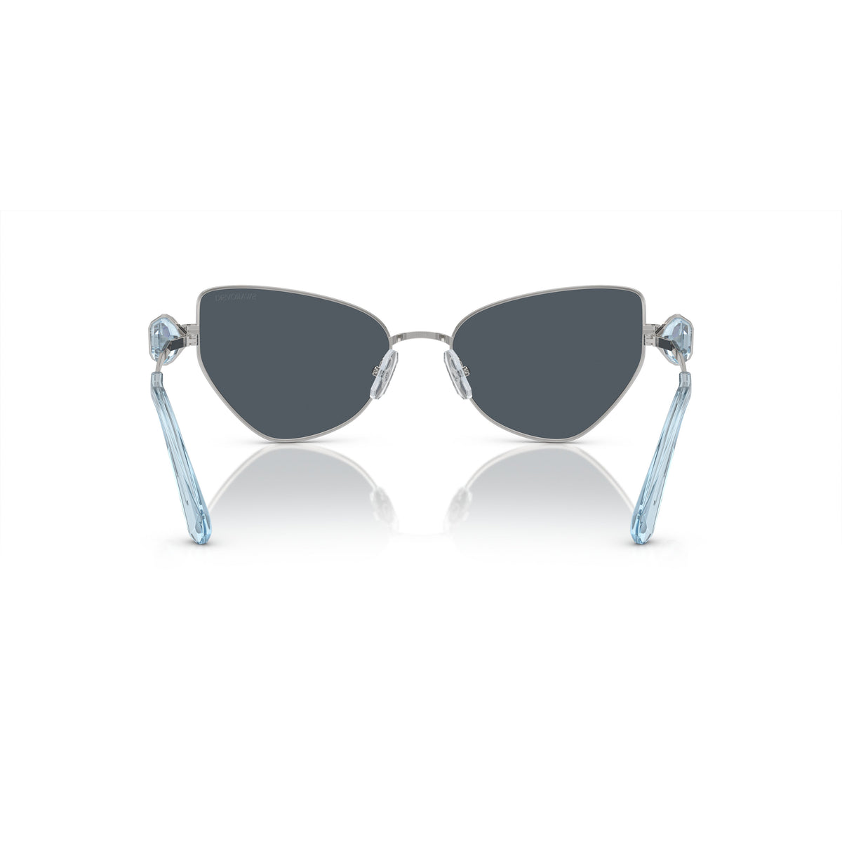 0Sk7003 Angular Cat-Eye Sunglasses with Crystal Embellishments