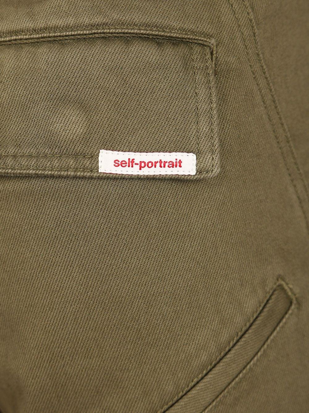 Self-Portrait Women Cargo Jeans