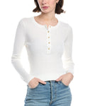 Enza Costa Knit Linen-Blend Henley