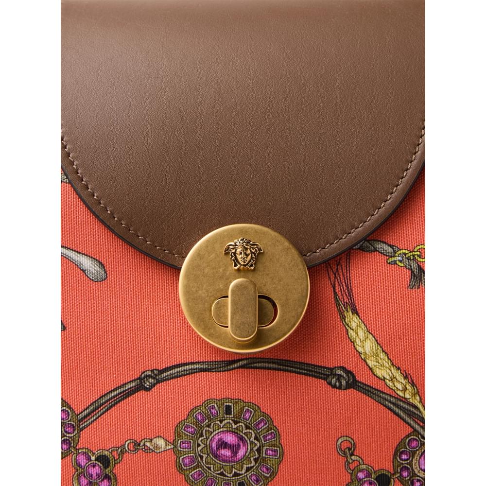 Versace Red Tote Bags Women