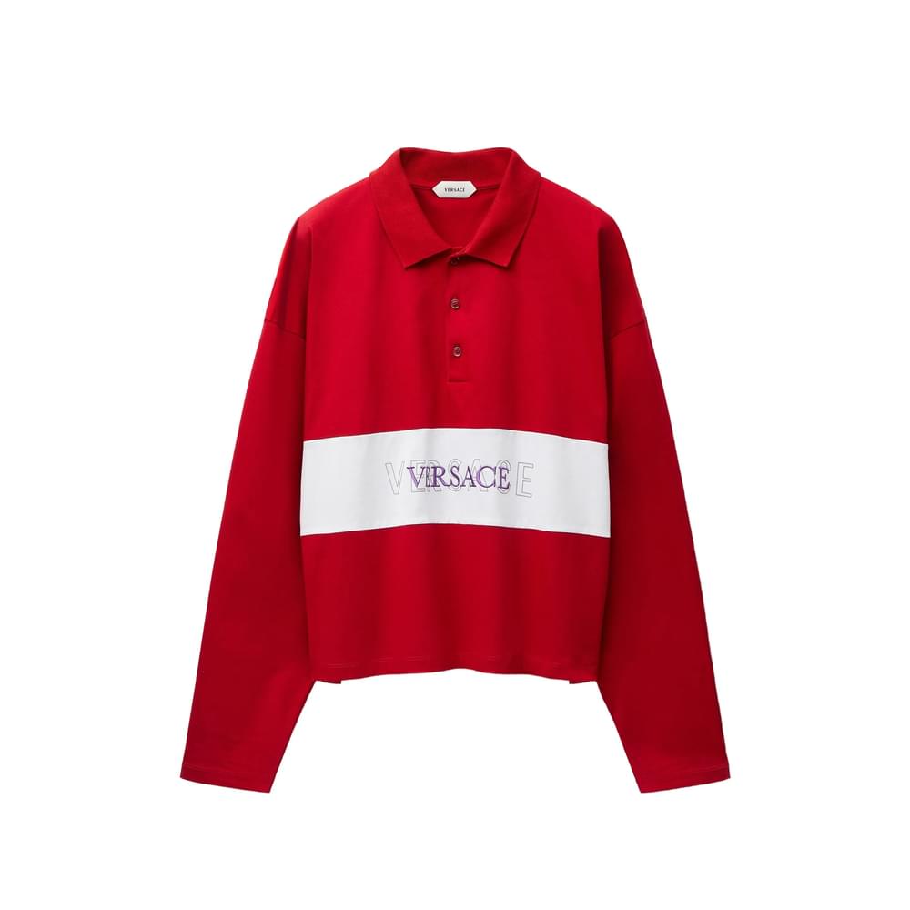 Versace Red Polo Shirts Men