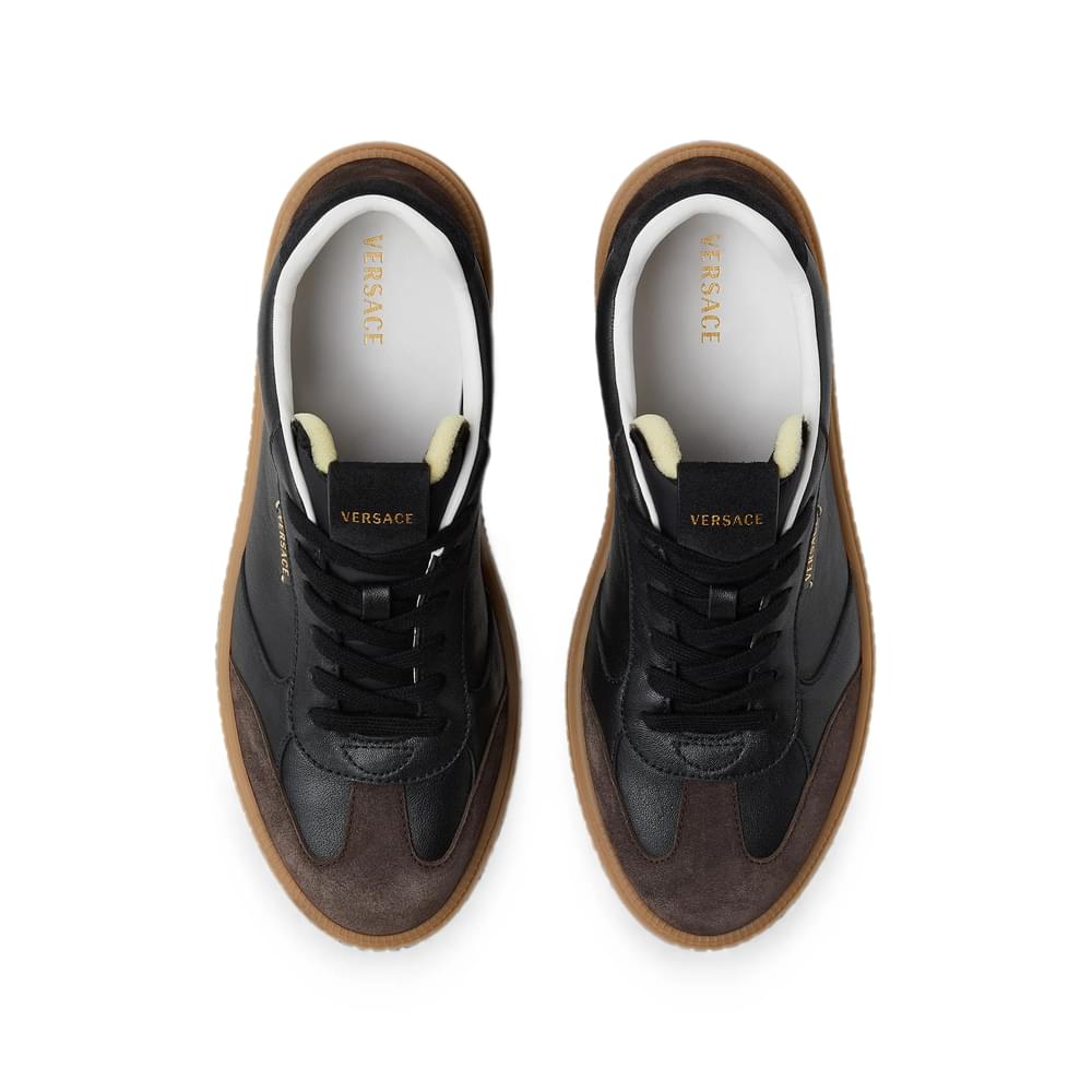 Versace Black Trainers - Low-Tops Men