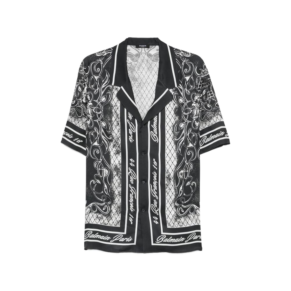 Balmain Black Shirts Men