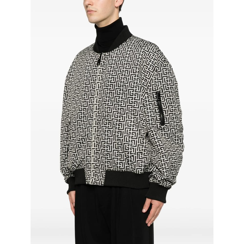 Balmain Black Jackets - Bomber Jackets Men