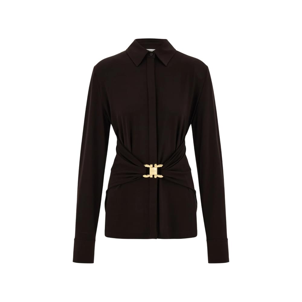 Ferragamo Brown Tops - Shirts Women