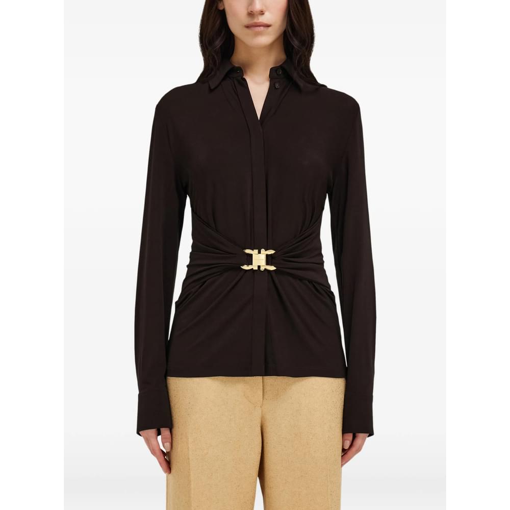 Ferragamo Brown Tops - Shirts Women