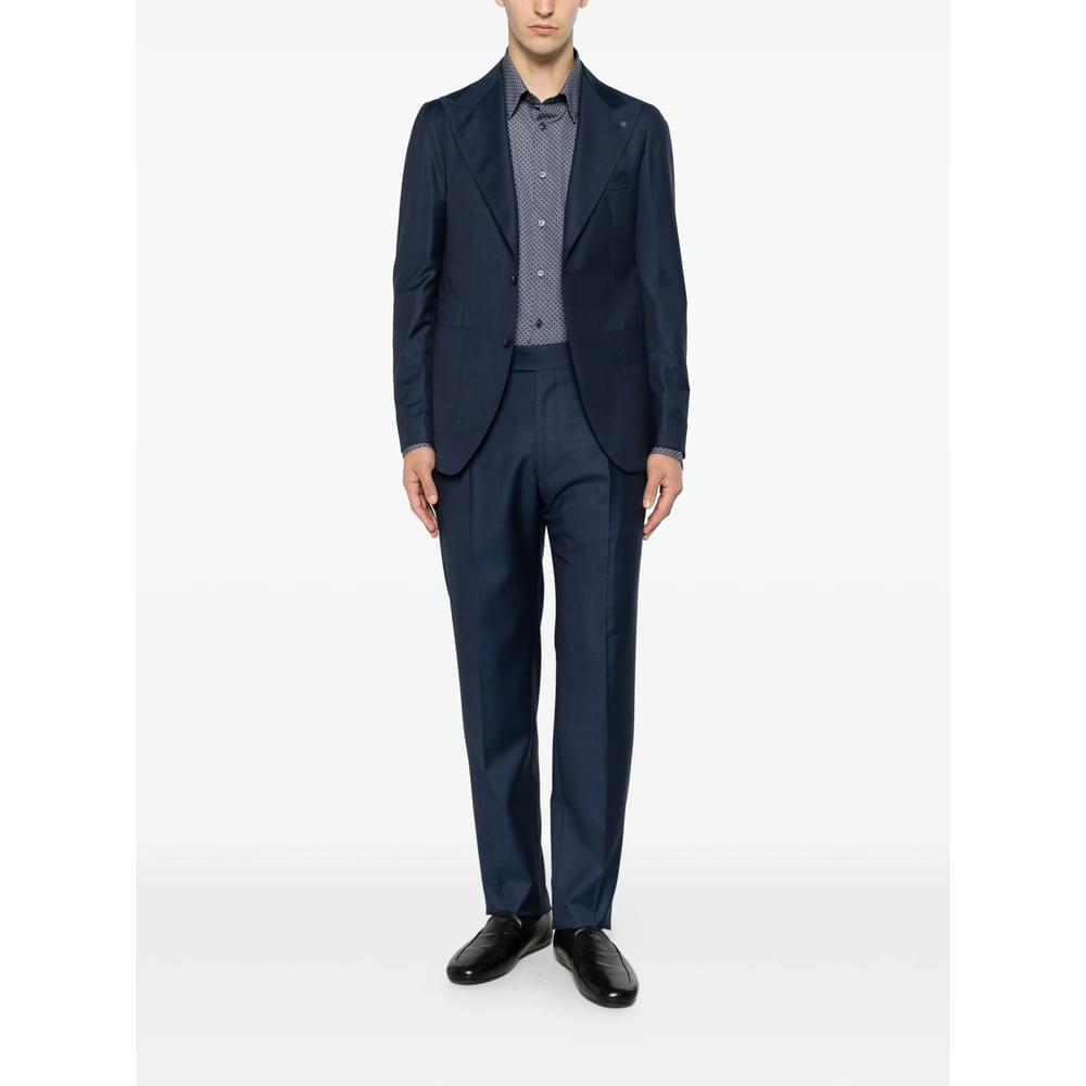 Ferragamo Blue Shirts Men