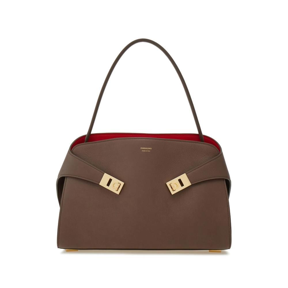 Ferragamo Neutrals Shoulder Bags Women
