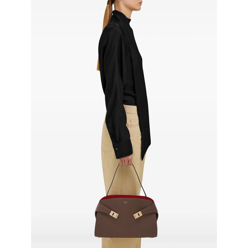 Ferragamo Neutrals Shoulder Bags Women