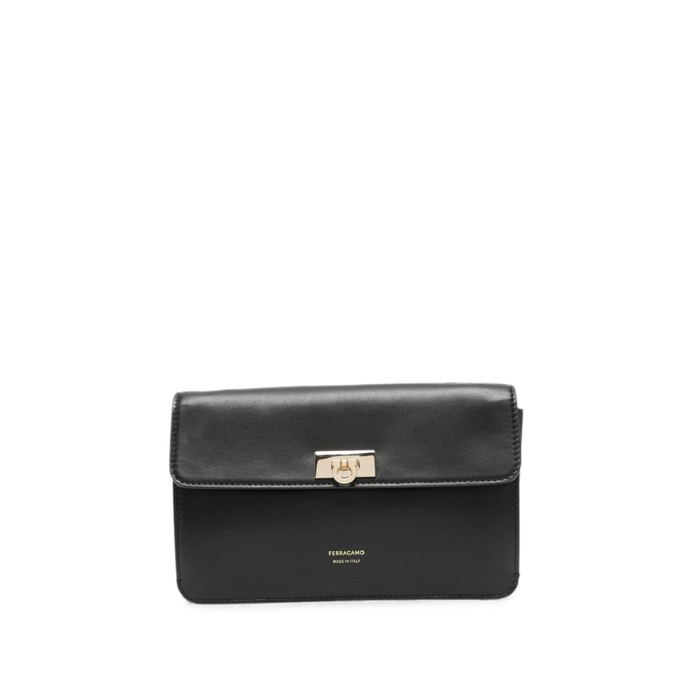 Ferragamo Black Clutch Bags Women