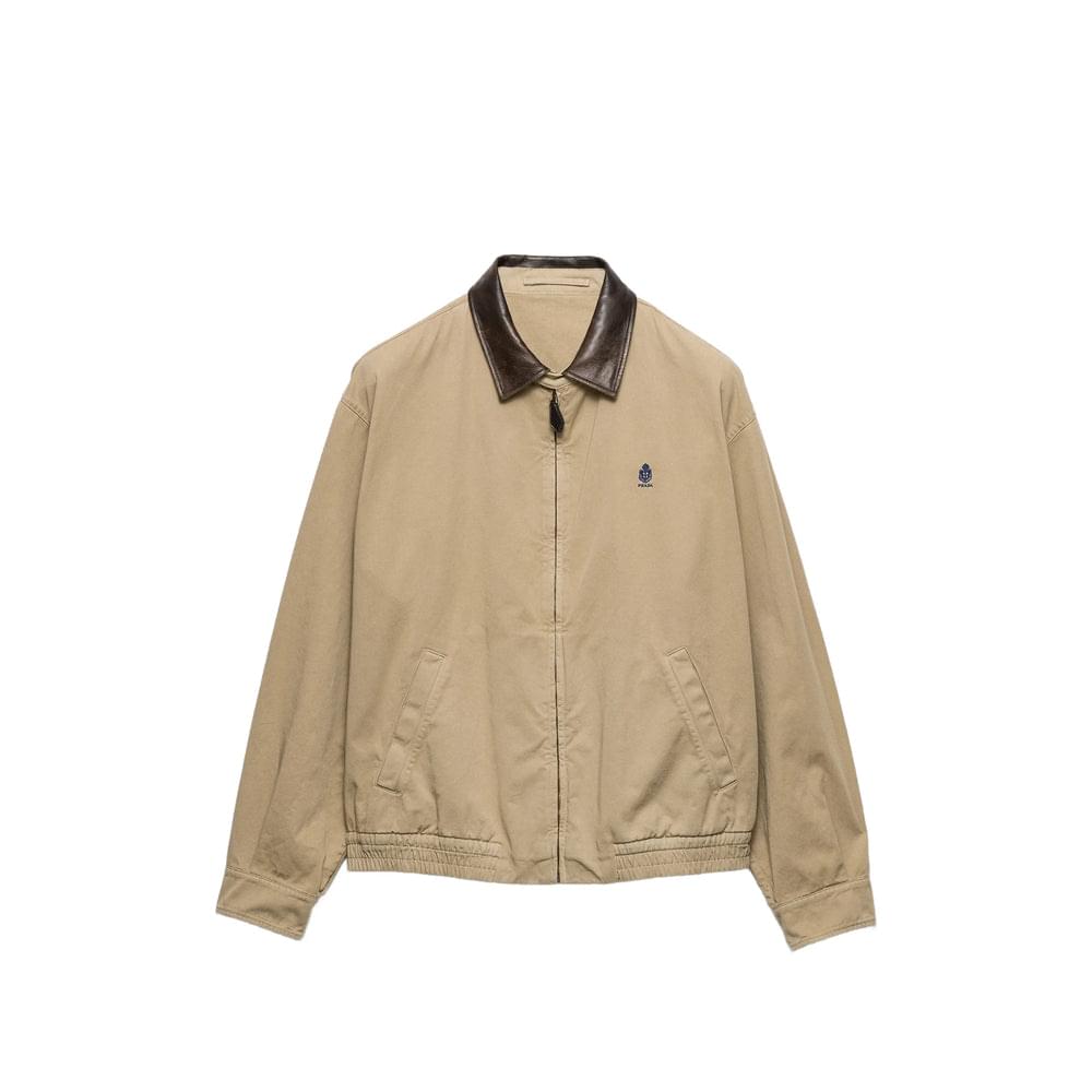 Prada Neutrals Jackets - Bomber Jackets Men