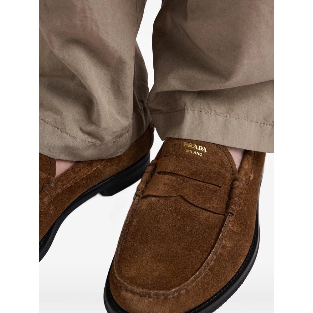 Prada Brown Loafers Men