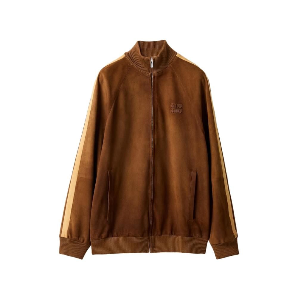 Miu Miu Brown Jackets - Leather Jackets Women