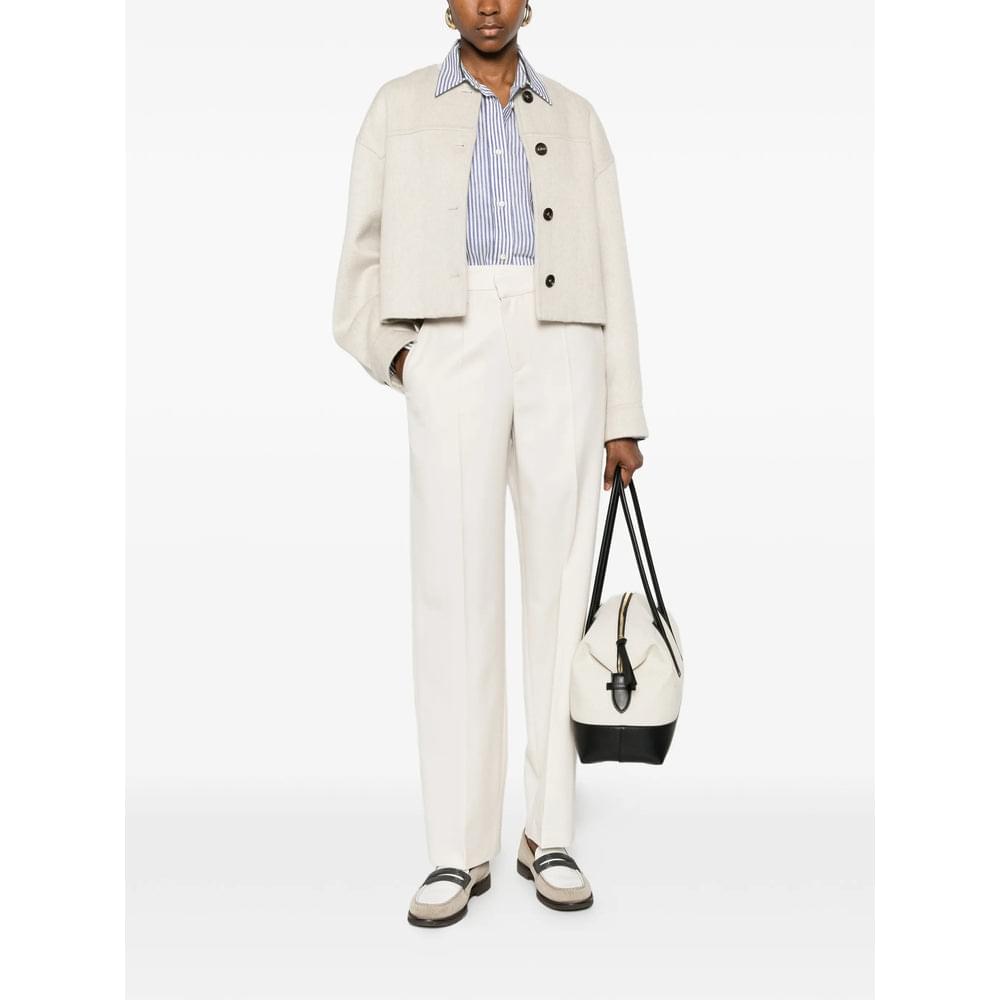 Brunello Cucinelli Neutrals Jackets - Cropped Jackets Women