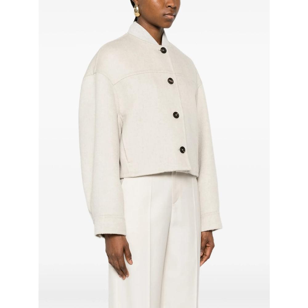 Brunello Cucinelli Neutrals Jackets - Cropped Jackets Women