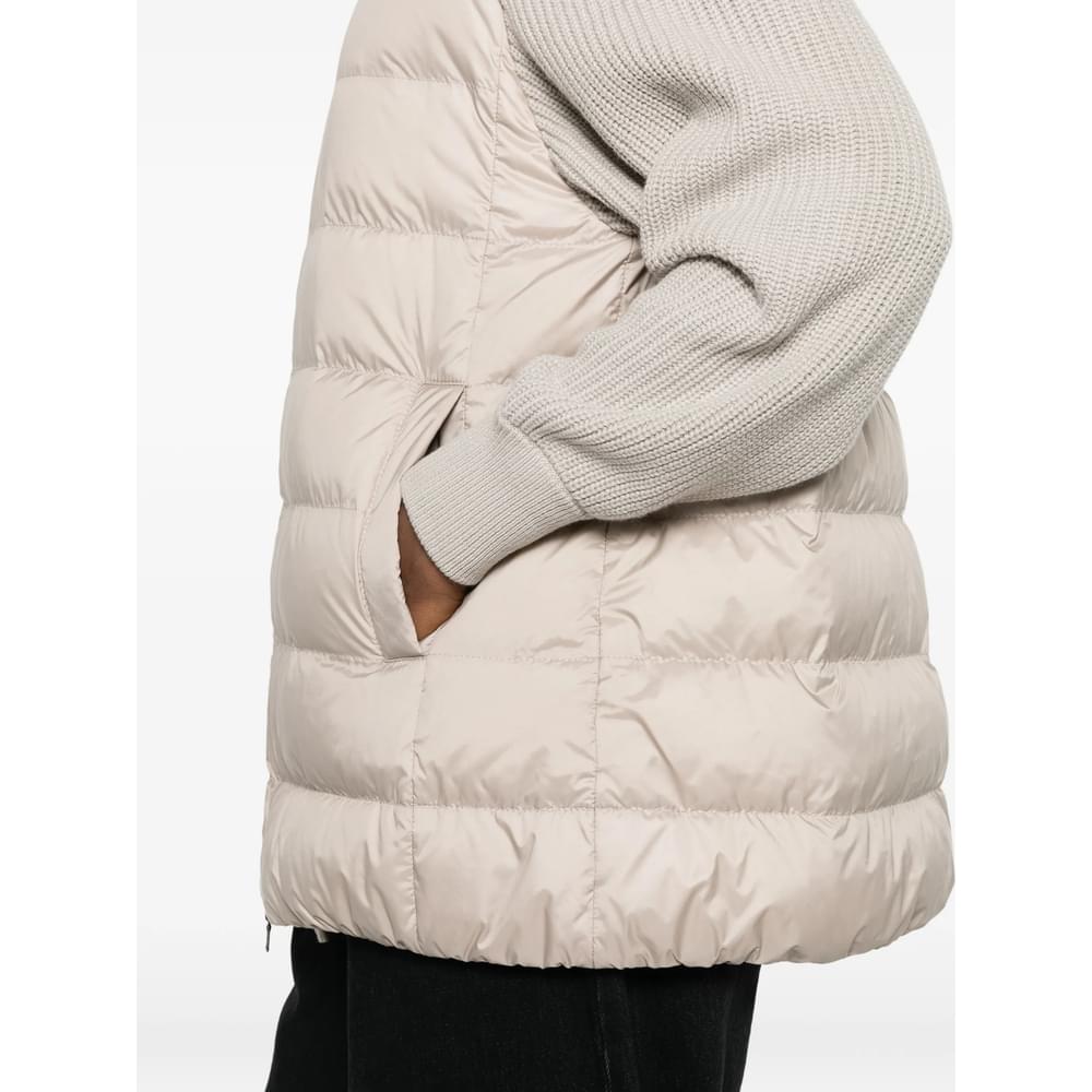 Brunello Cucinelli Neutrals Jackets - Puffer Jackets Women