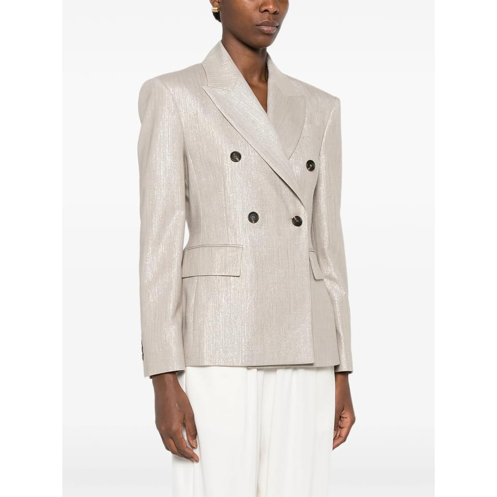 Brunello Cucinelli Neutrals Jackets - Blazers Women