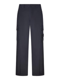 Stone Island Men Wide Leg Cargo Pants