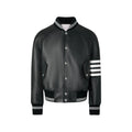 Thom Browne Black Jackets - Leather Jackets Men