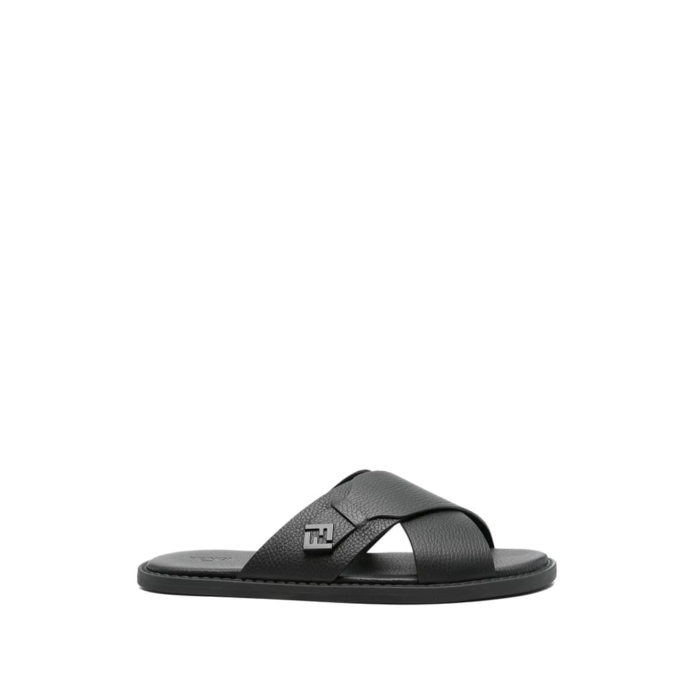 Fendi Black Sandals Men