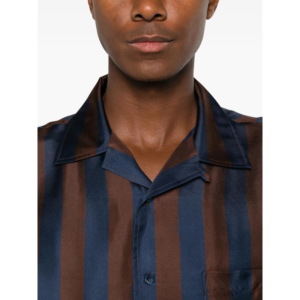 Fendi Blue Shirts Men