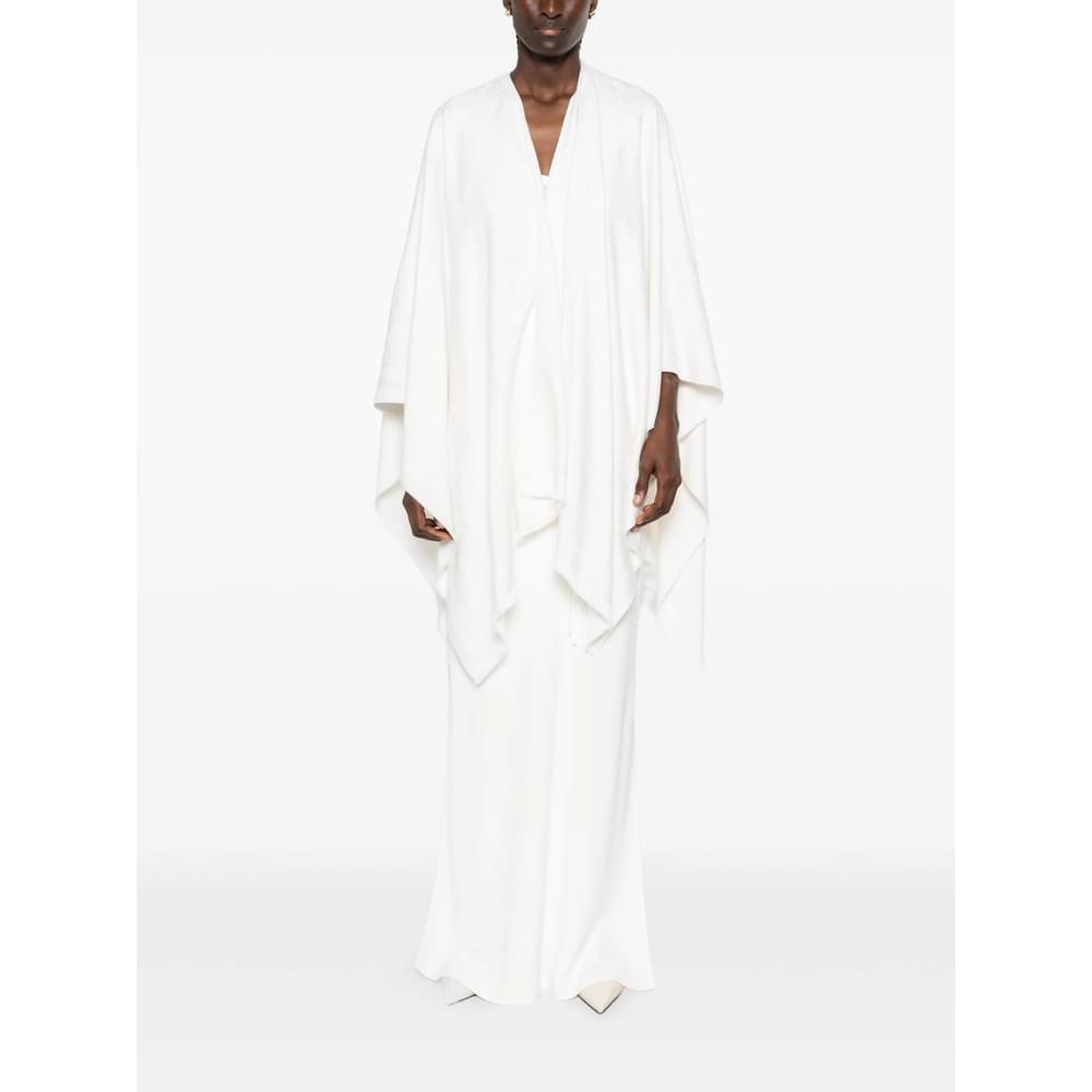 Fendi White Jackets - Capes & Ponchos Women