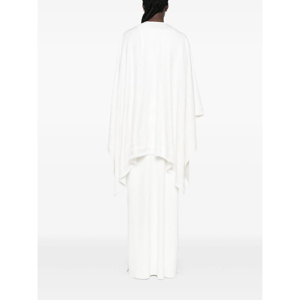 Fendi White Jackets - Capes & Ponchos Women