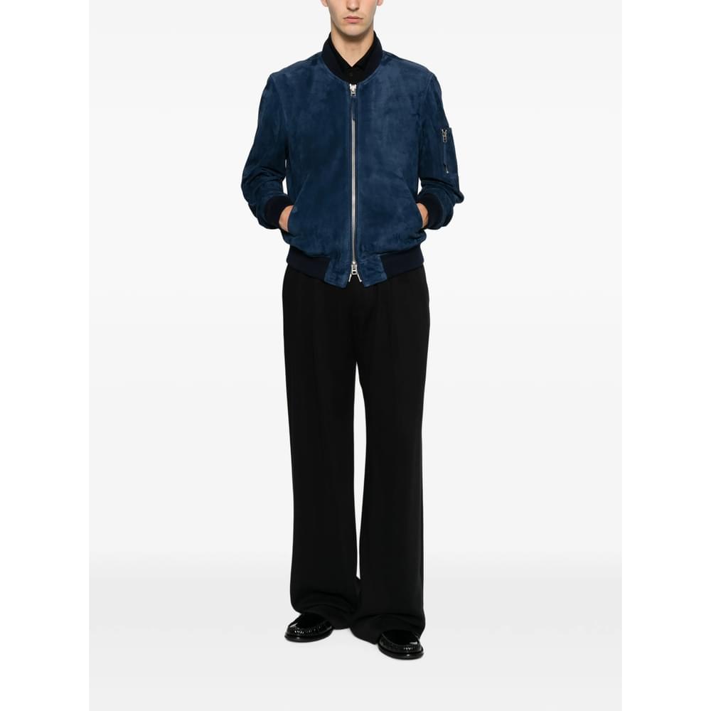 Tom Ford Blue Jackets - Leather Jackets Men