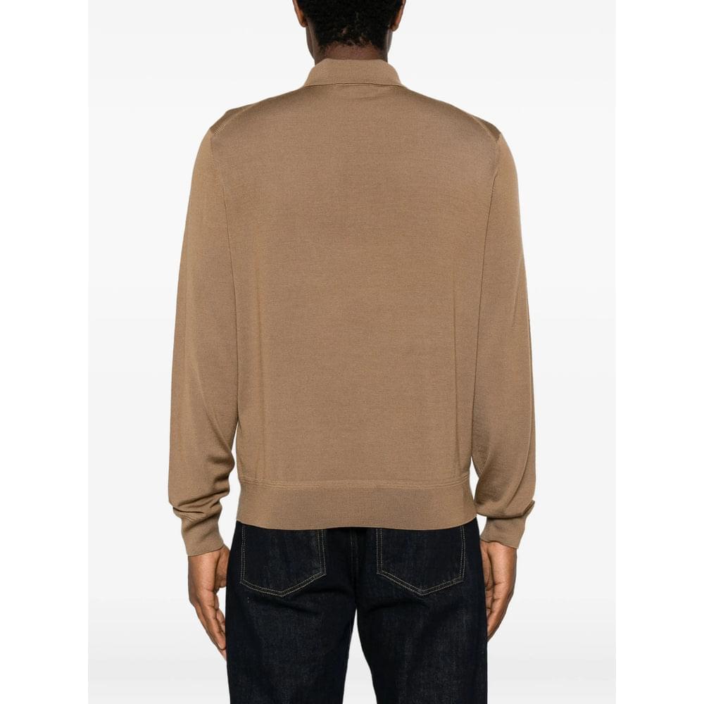 Tom Ford Brown Polo Shirts Men