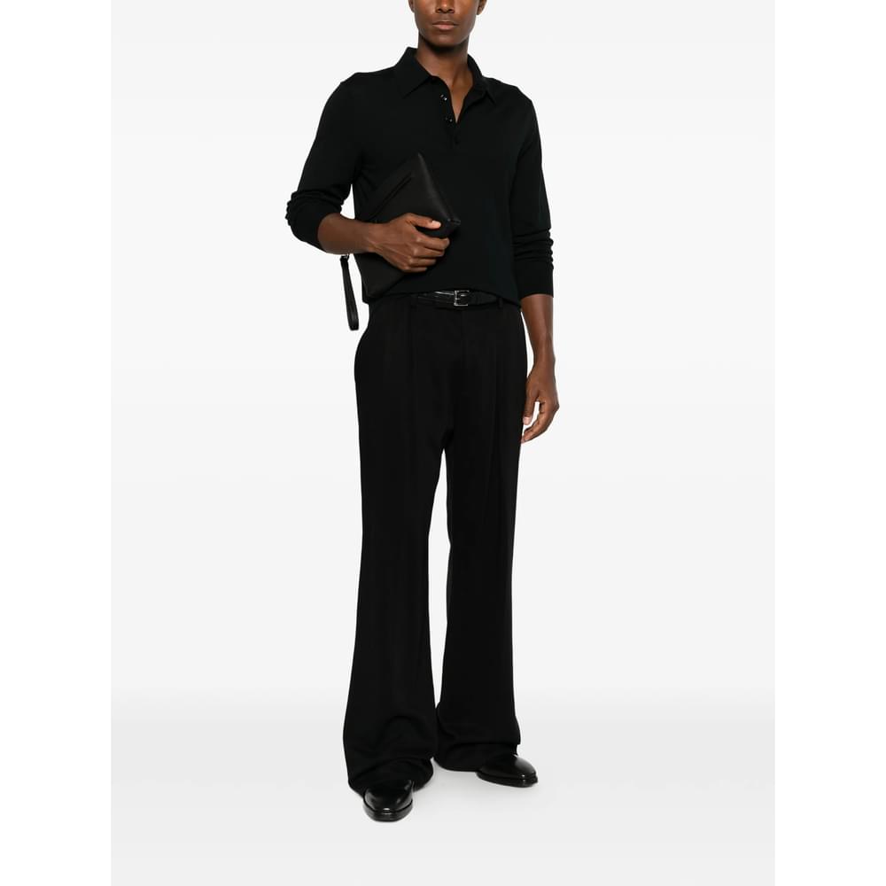 Tom Ford Black Polo Shirts Men
