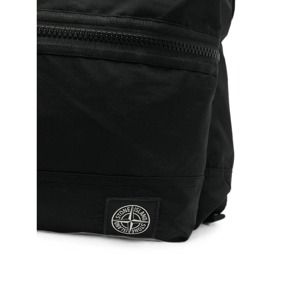 Stone Island Black Backpacks Men