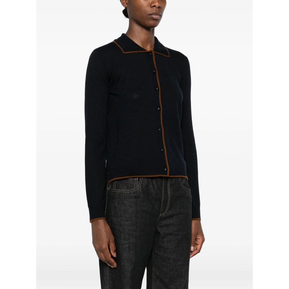 Max Mara Studio Black Tops - Cardigans Women
