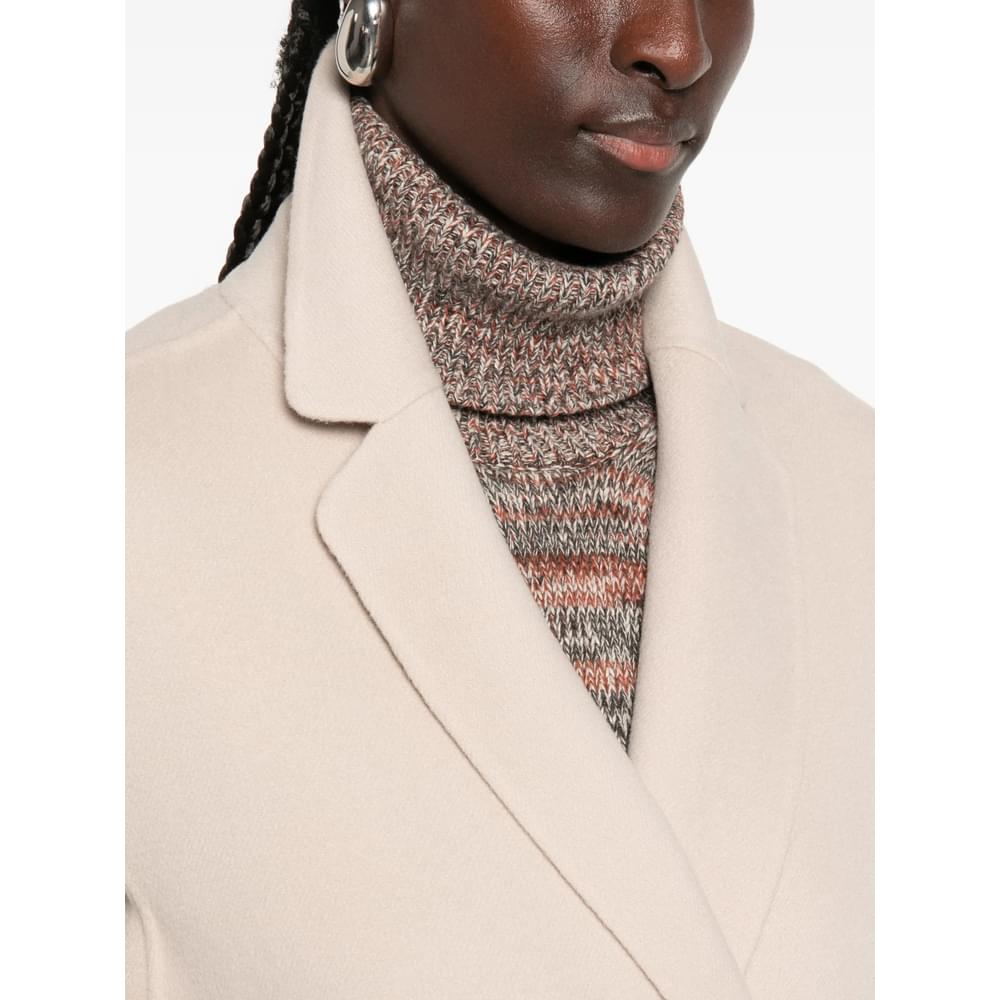 S Max Mara Neutrals Coats - Single Breasted Coats Women