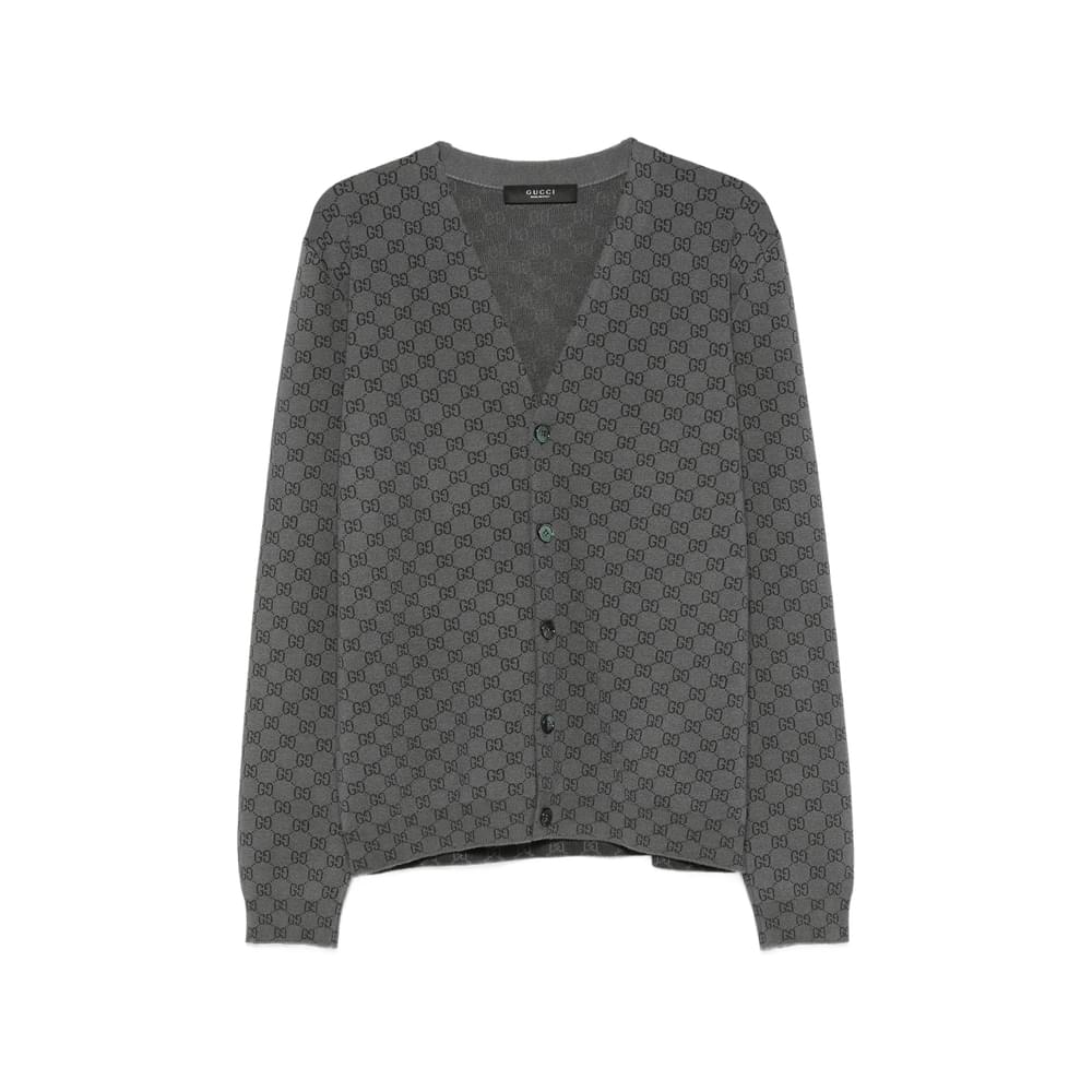 Gucci Grey Sweaters & Knitwear - Cardigans Men
