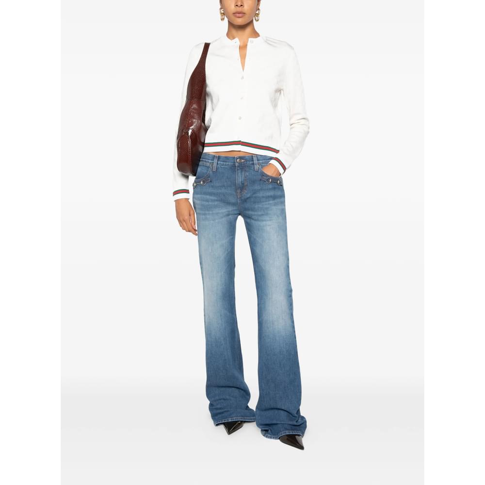 Gucci White Knitwear - Cardigans Women