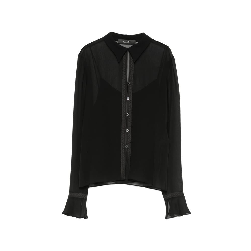 Gucci Black Tops - Blouses Women