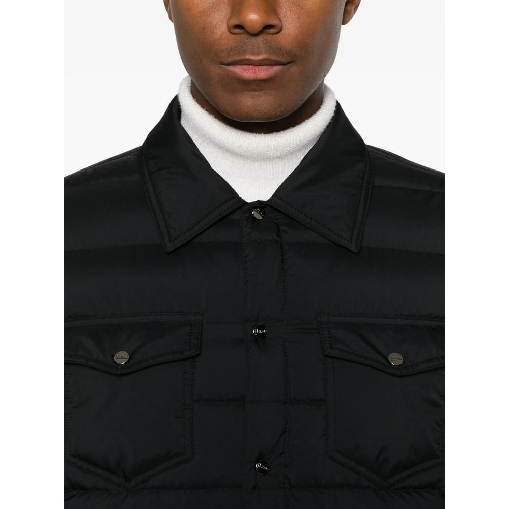 Herno Black Jackets - Padded & Down Jackets Men