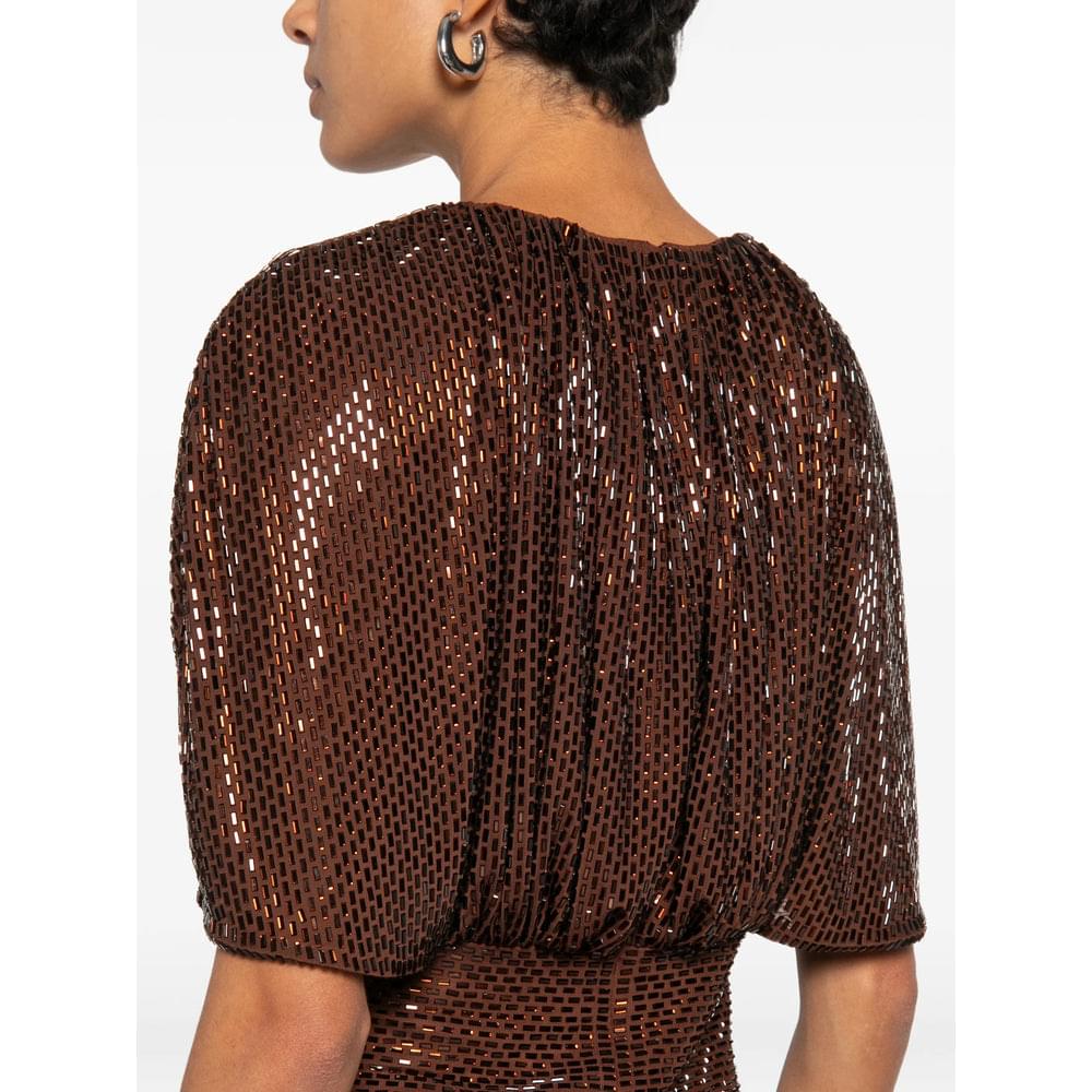 Self-Portrait Brown Tops - Blouses Women