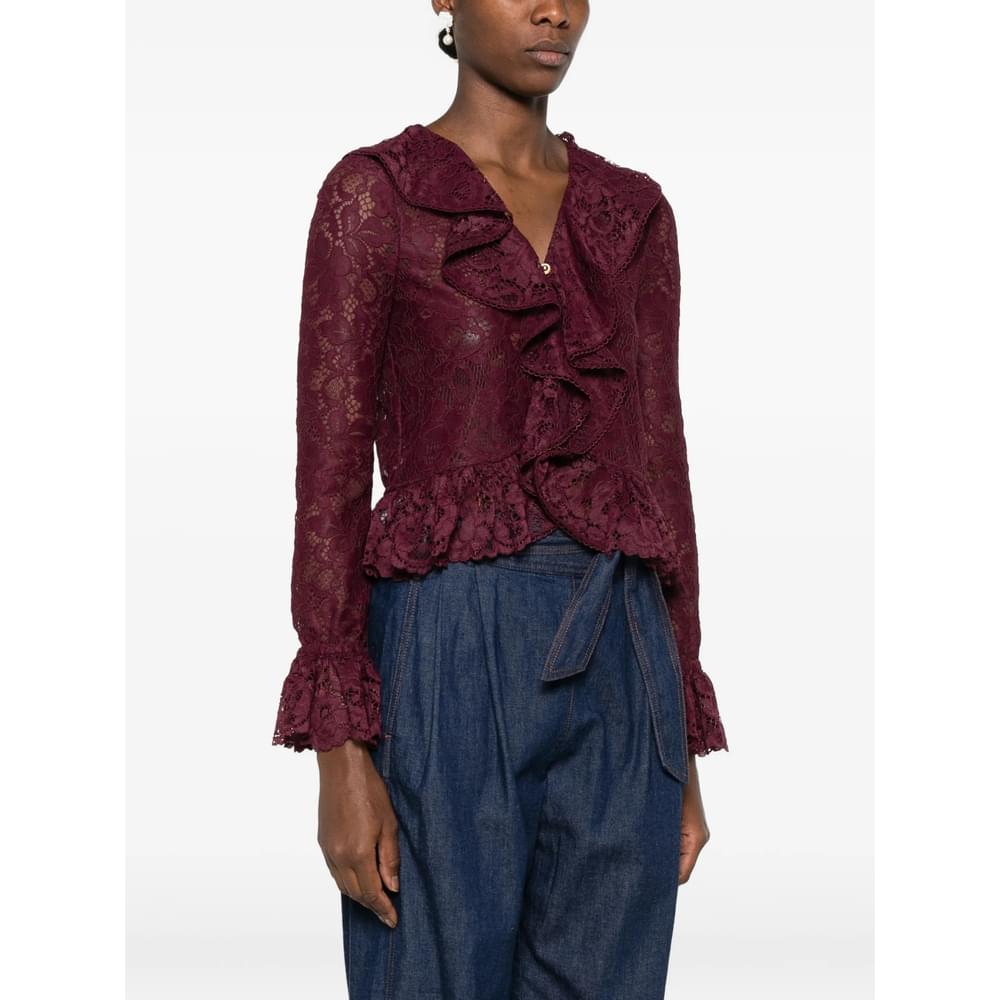 Self-Portrait Red Tops - Blouses Women
