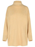 Max Mara 'Oder' Beige Cashmere Turtleneck Sweater Women
