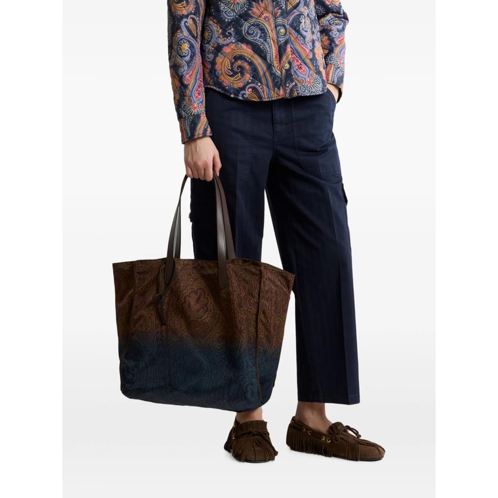 Etro Brown Tote Bags Women