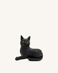 Hedy Black Cat Clutch - Black