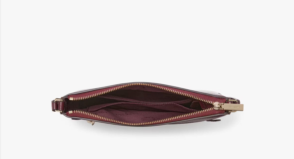NWT Kate Spade Sadie Large Crossbody Leather Bag in Merlot