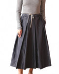 Charlotte Taffeta Skirt In Graphite