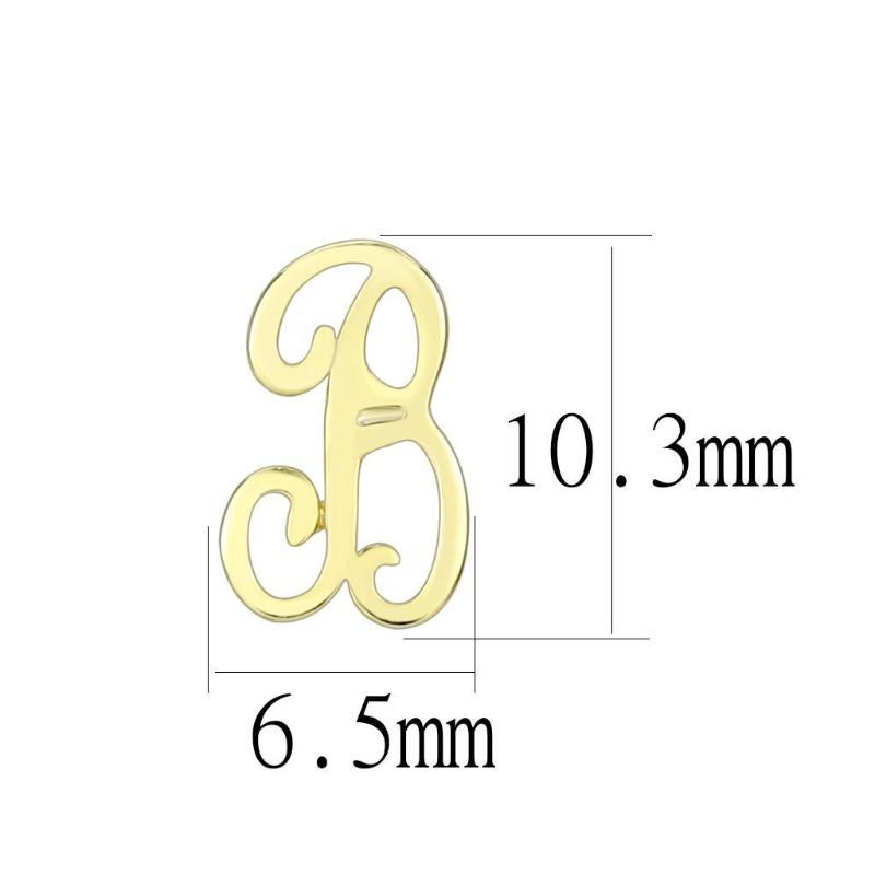 Flash Gold Brass Earrings with No Stone