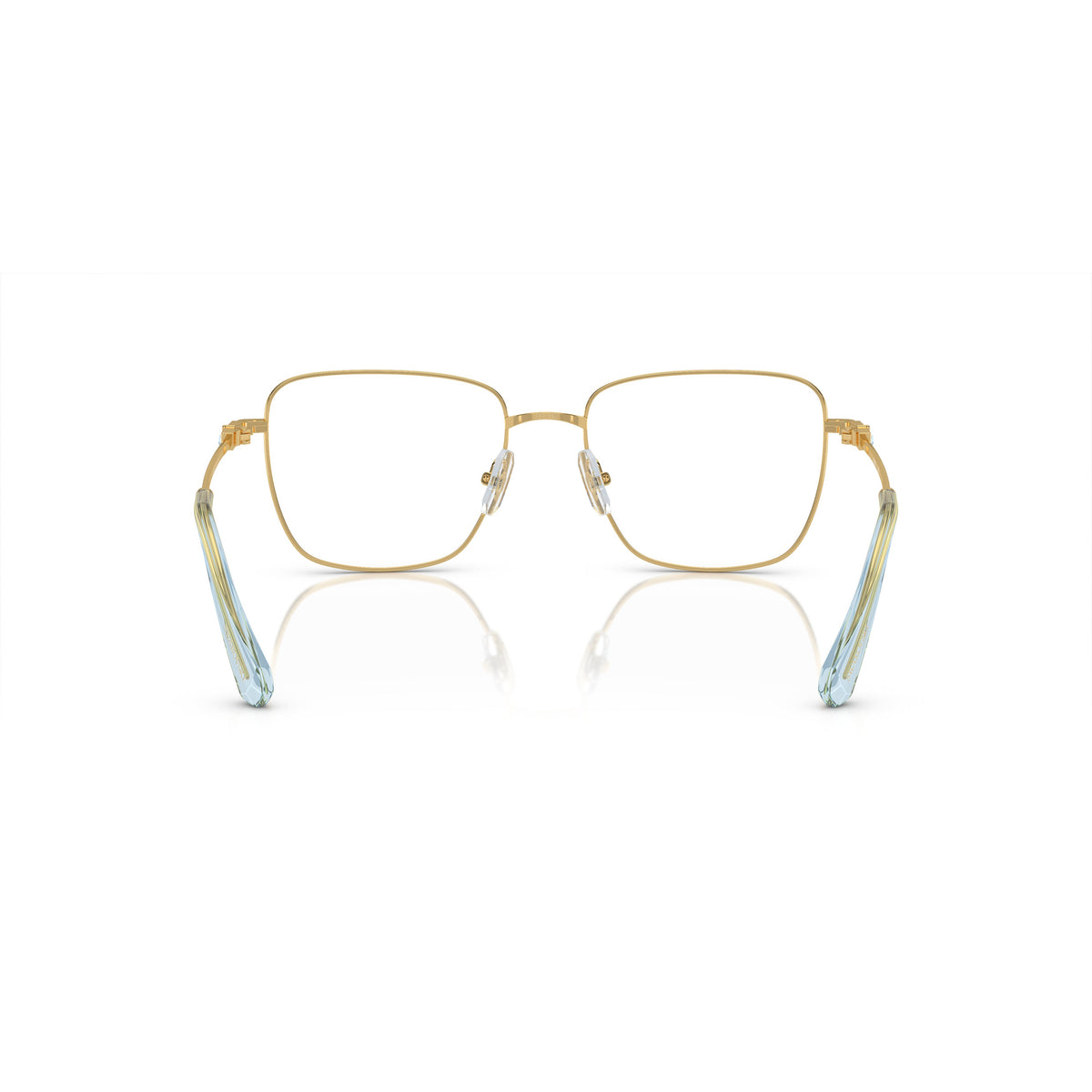 0Sk1003 Delicate Gold Metal Frame Sunglasses with Gradient Temples