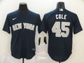 Men's New York Yankees Gerrit Cole #45 Navy Replica Baseball jersey