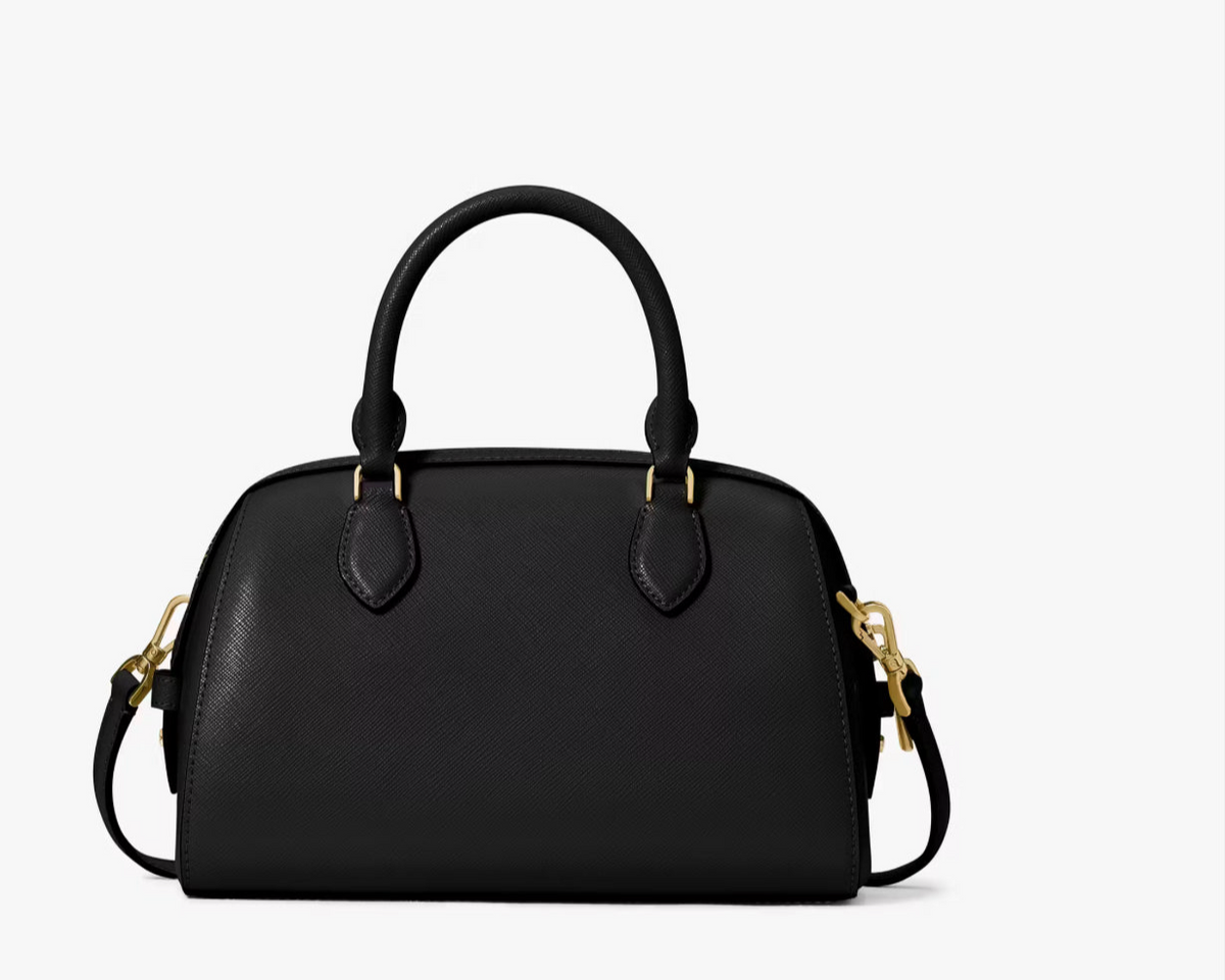 NWT Kate Spade Leather Madison Small Dolly Duffle Crossbody Bag In Black