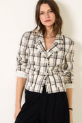 Women's Amy Raw Edge Plaid Jacket