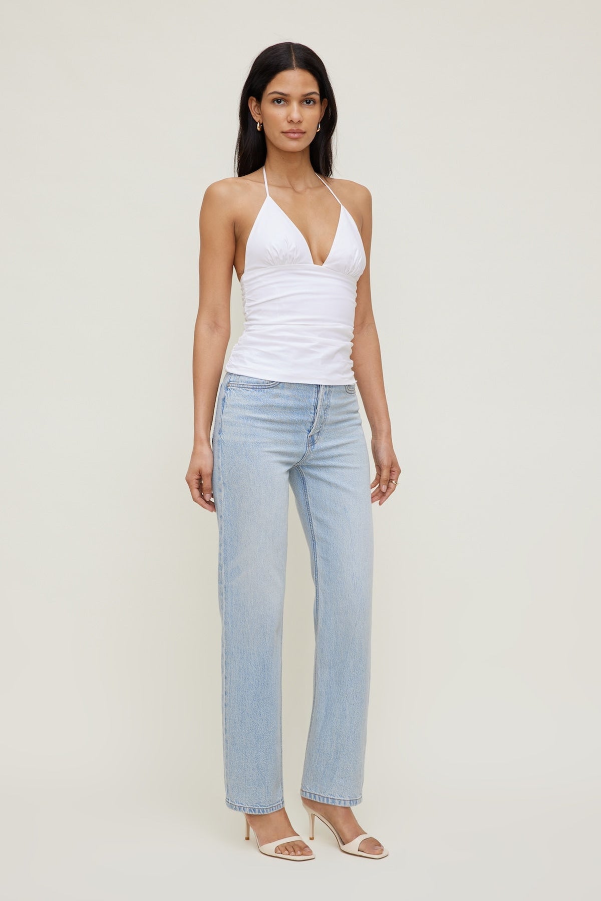 Poplin Halter Top